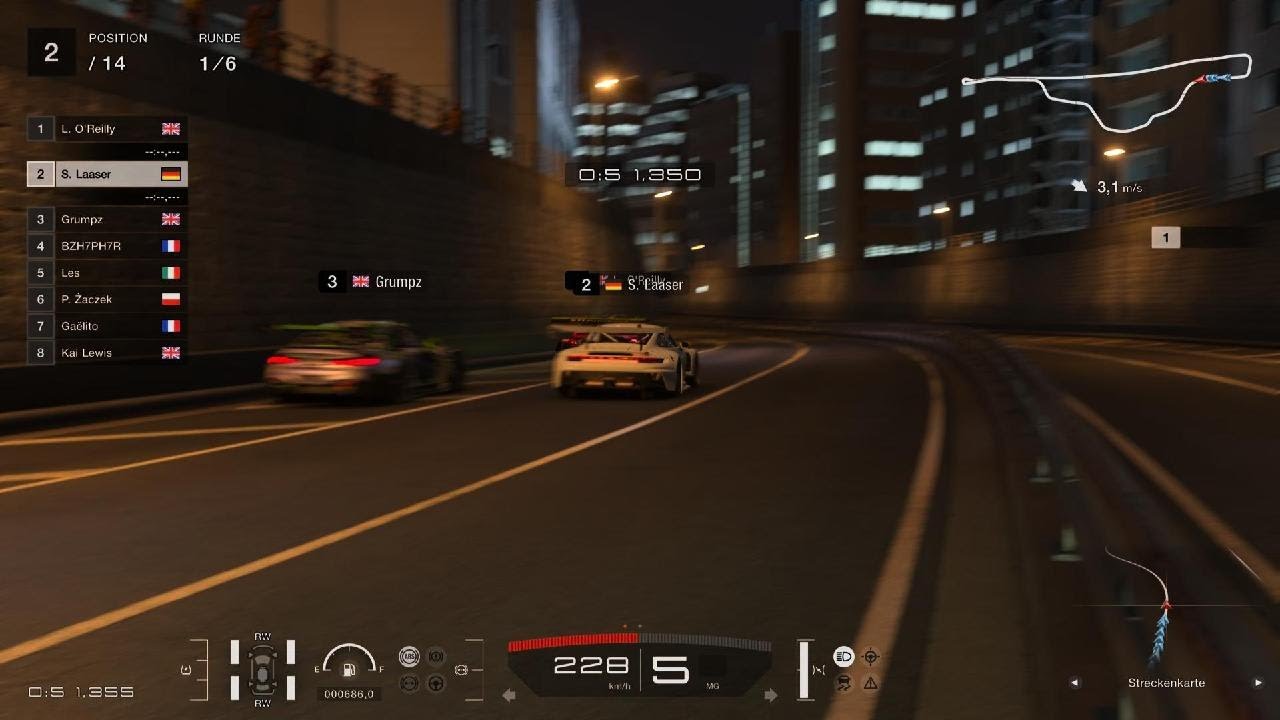Hard Racing versus Driver with higher Rating