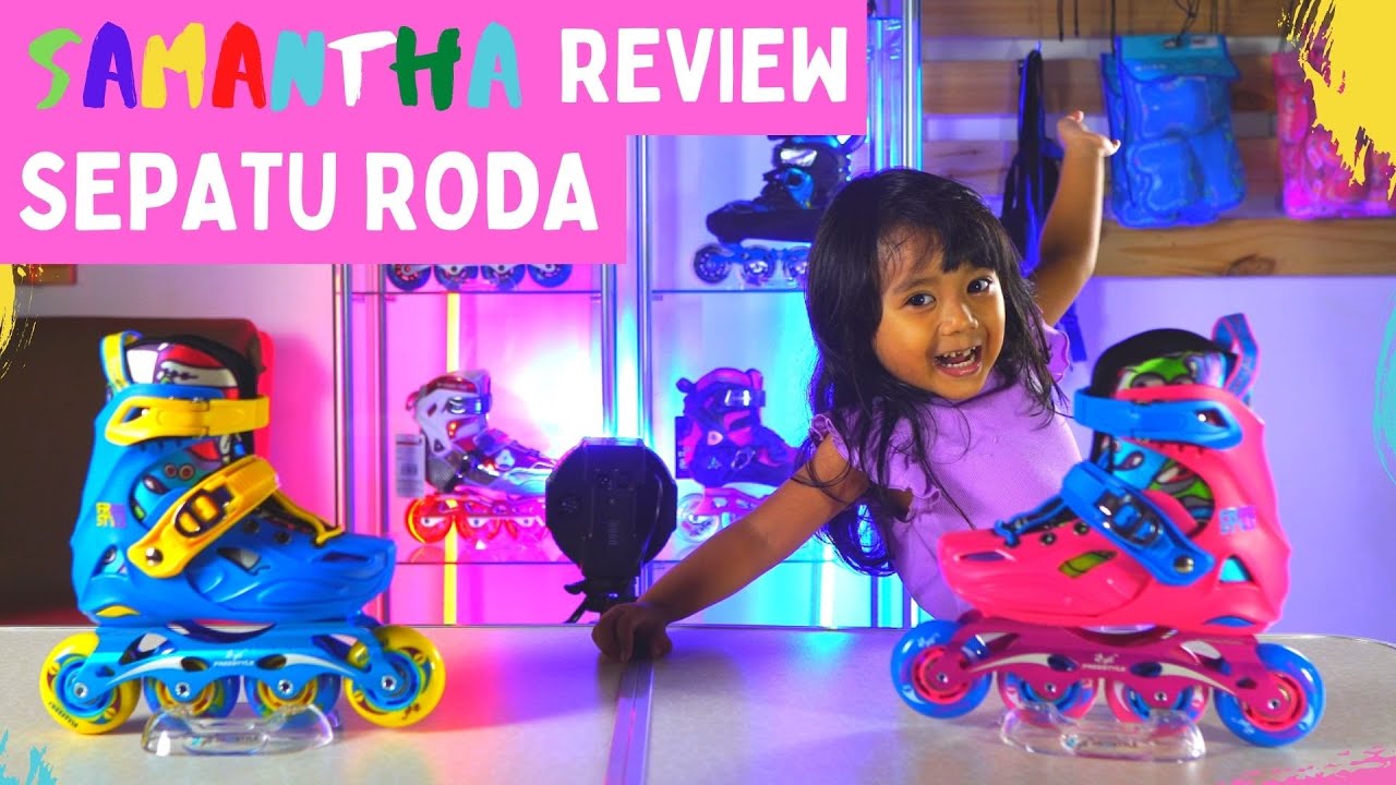Samantha Review Sepatu Roda Anak Freestyle Z0 Sepatu Roda Anak Pink Dan Biru