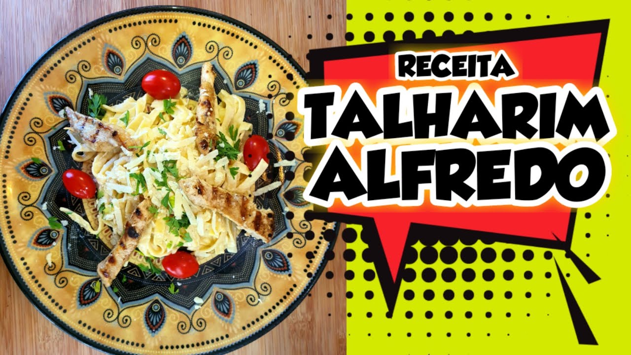 TALHARIM ALFREDO! #receitas #receitafacil #almoço #recipe #lunch #fyp #comida #jantar