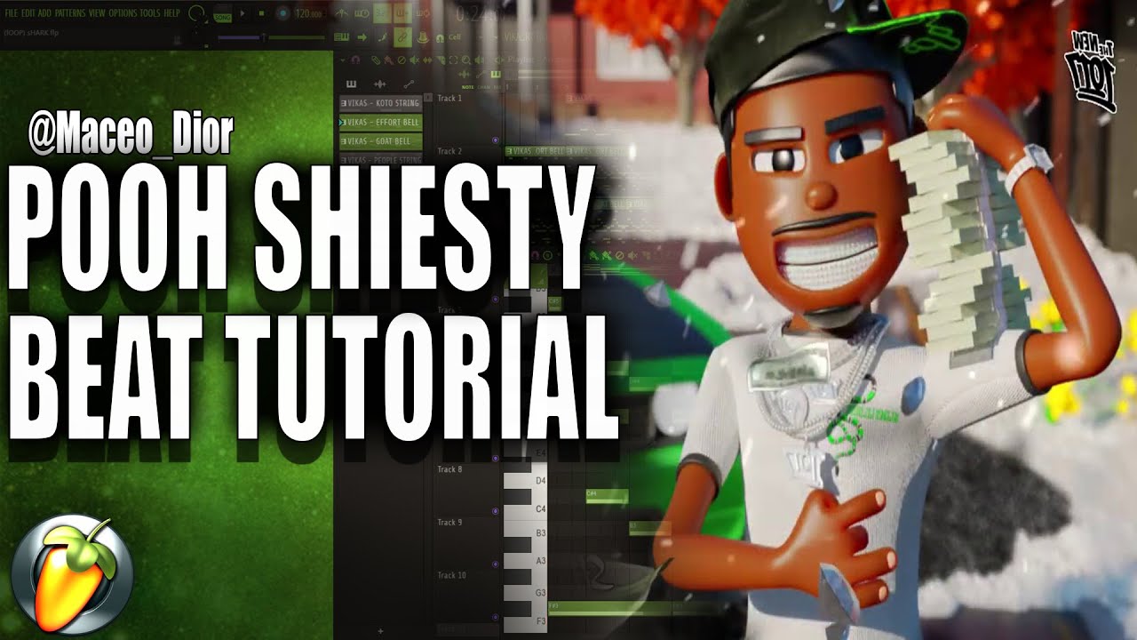 How To Make A Beat For Pooh Shiesty Tutorial  | How To Make A Hard Trap Beat In Fl Studio