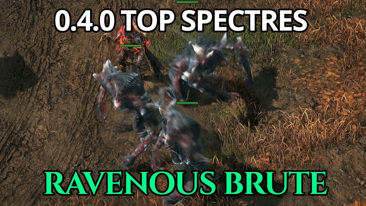POE2 0.4 TOP 10 Spectre - Ravenous Brute in T15 Endgame