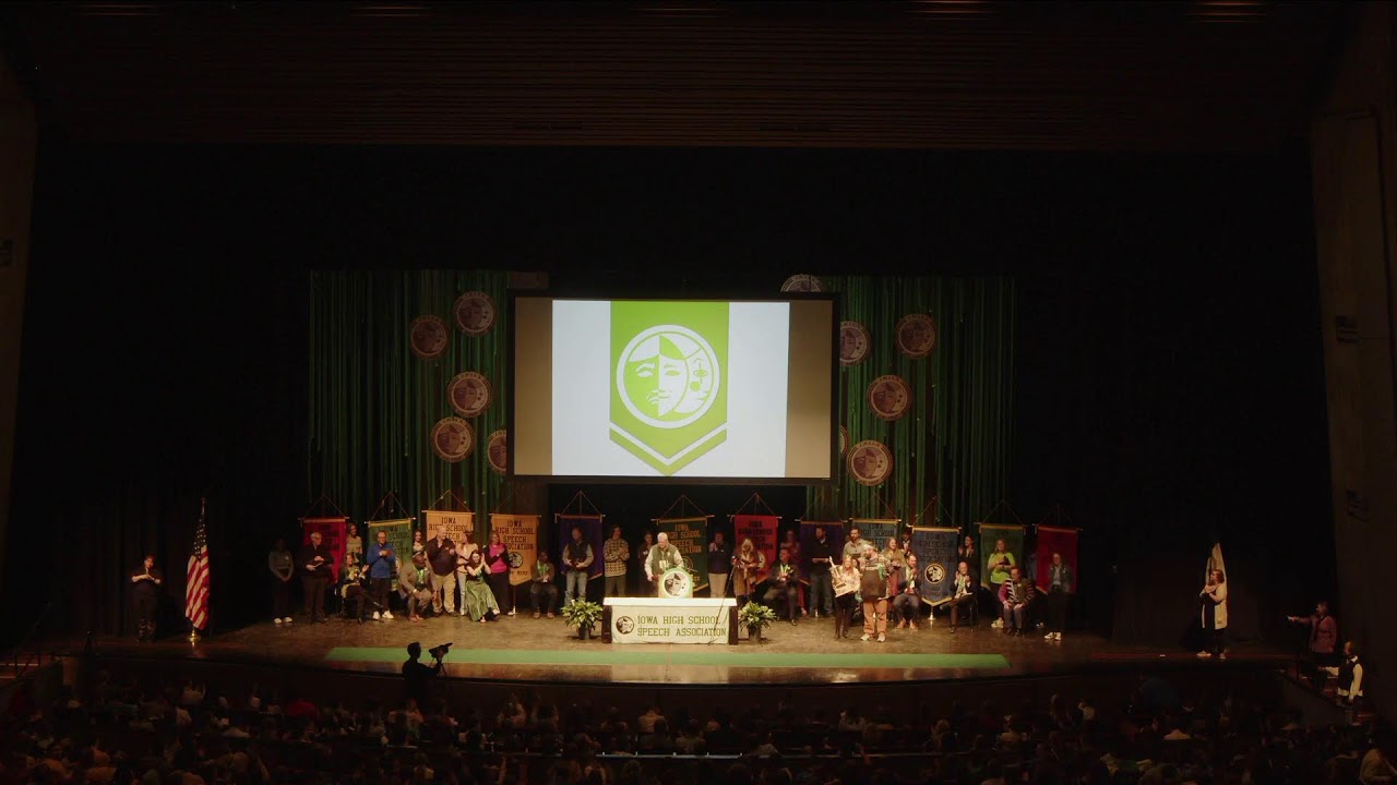 2025 Iowa High School Speech Association Large Group All-State Awards Ceremony