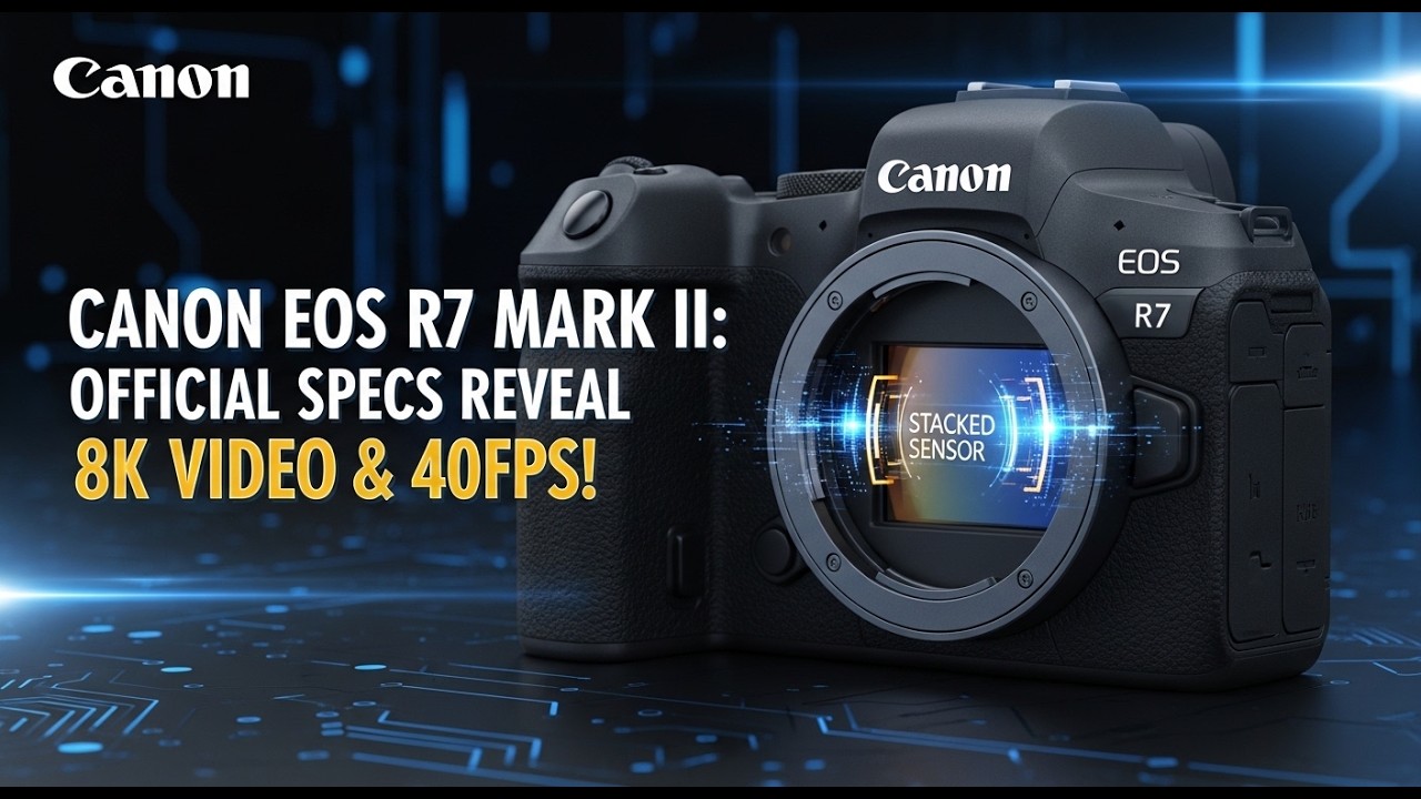 Canon EOS R7 Mark II: Official Specs Reveal 8K Video & 40fps!