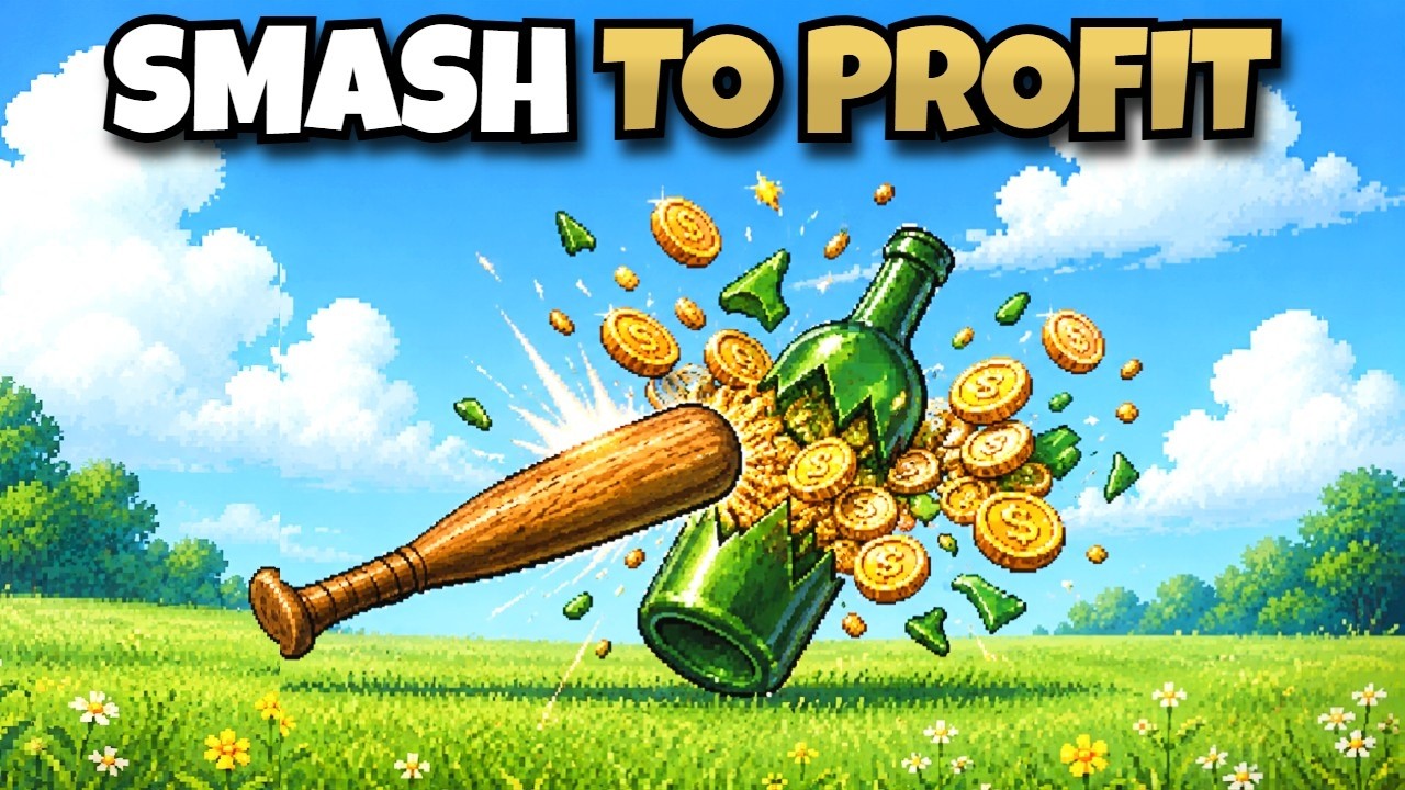 A Game Where You Just Smash Bottles But It's SO SATISFYING!!