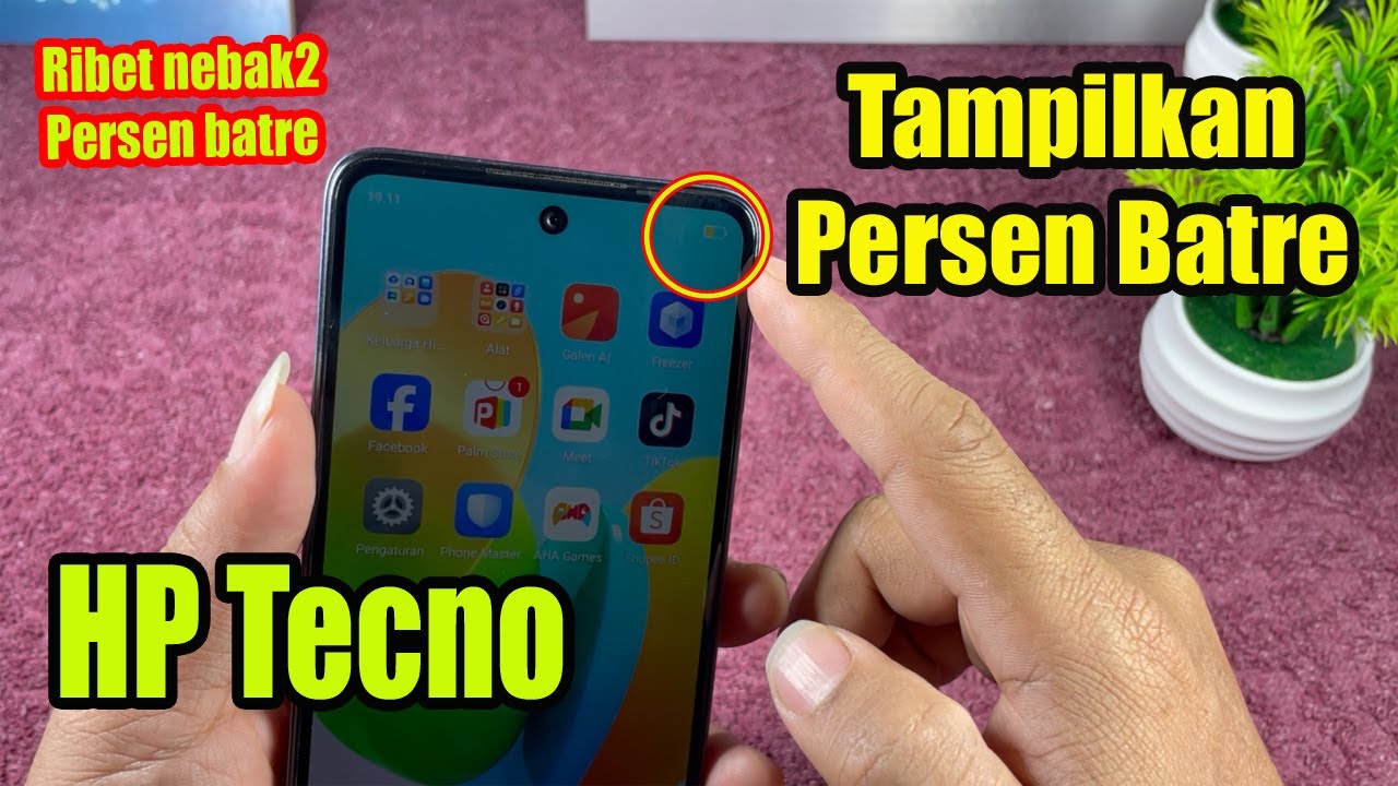 Tampilin Persen Baterai HP Tecno || Tampilkan Berapa Persen Batre HP Tecno All type..!?