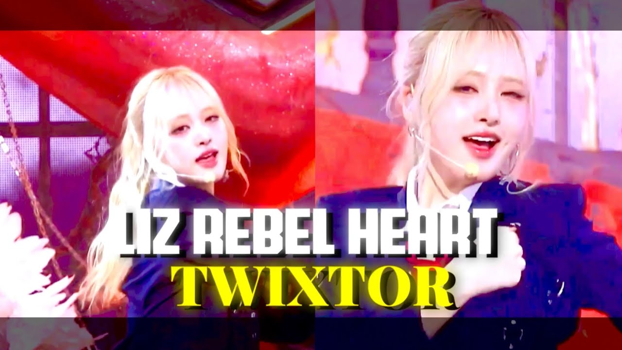 IVE Liz Rebel heart editing twixtor clips