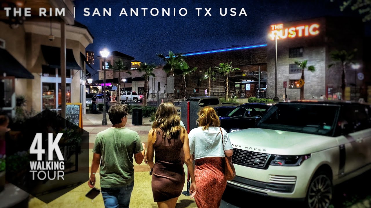 Nightlife Walk at The RIM | San Antonio TX USA