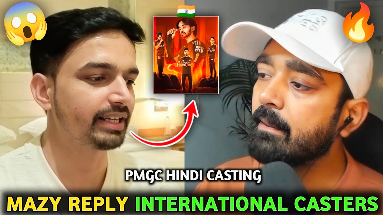 Mazy Reply International Casters Jealous To Team India OG 🇮🇳 Ankiibot - Mazy Hindi Casting PMGC 🔥 
