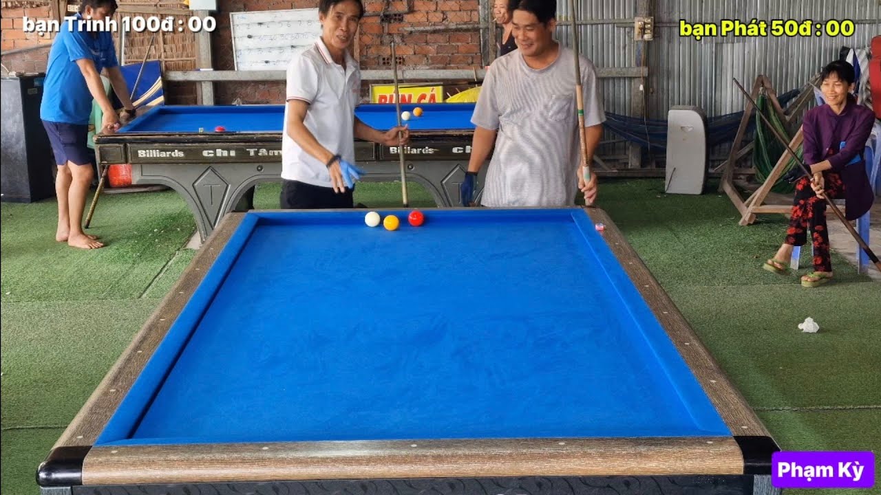 bạn Trinh chấp bạn Phát kèo 50đ - 100đ thắng bại e mời cả nhà xem vui ạ 