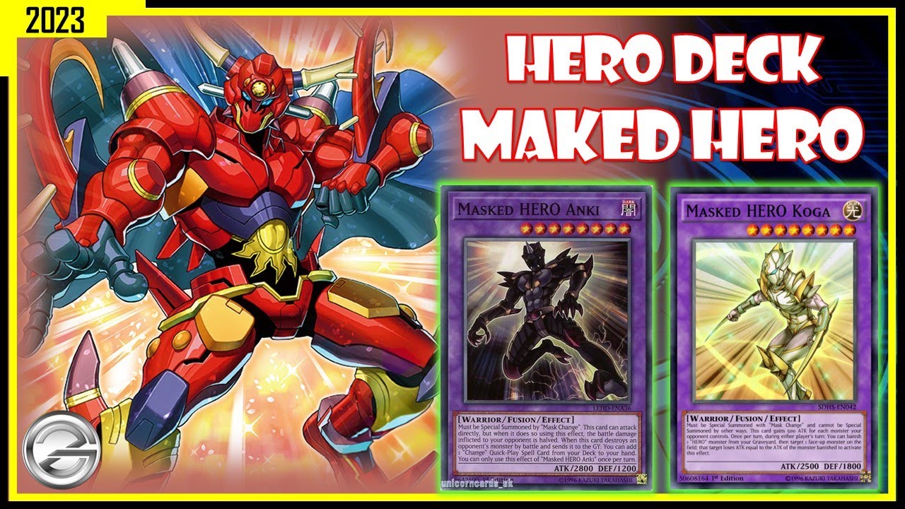 Yugioh Duel Links | Vision Hero Deck 2023 - Combo With Masked Hero | 遊戯王デュエルリンクス