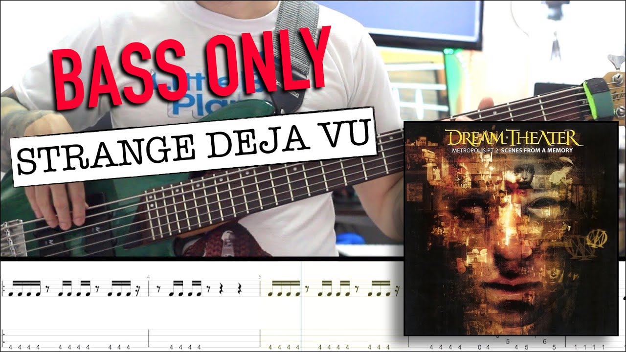 BASS ONLY: STRANGE DEJA VU FROM DREAM THEATER (sheet/tab included) @RobsonBaroli