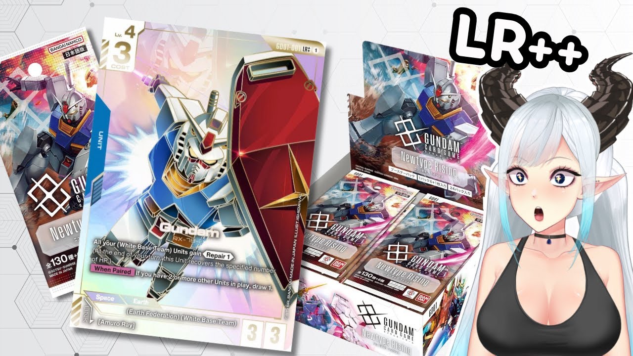 INSANE LUCK!! I pulled the ULTIMATE Gundam Card Game LR++ chase card!!