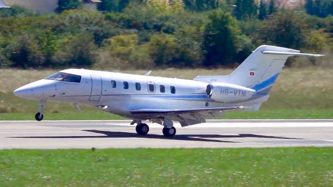 Pilatus PC-24 The Super Versatile Jet | Landing & Short Takeoff #shorts #viral #video #cool