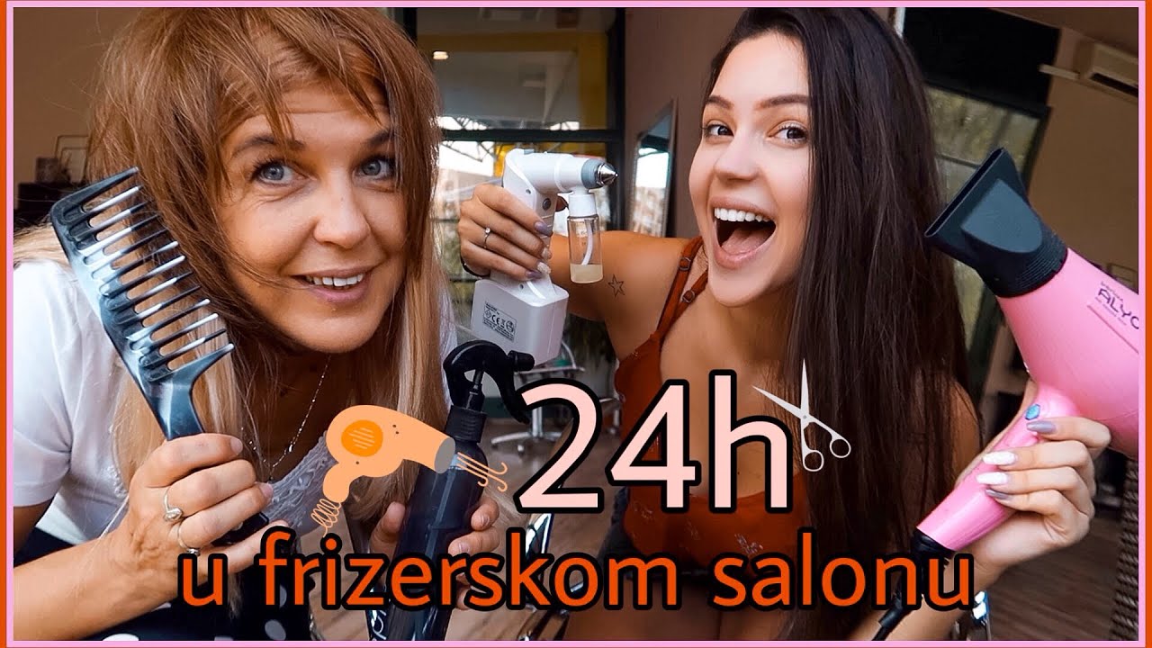 24H ŽIVIM U FRIZERSKOM SALONU SA MAMITOM 🥵✂️