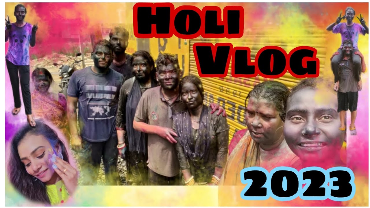 Holi Vlog 2023 | Full masti #holi #holi2023 #ranchi #jharkhand@NishaGupta_|| ThatStylishMiss