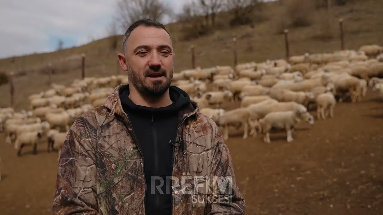 36 vjeçari që kujdeset për 400 krerë dele dhe punon afër 70 hektar tokë