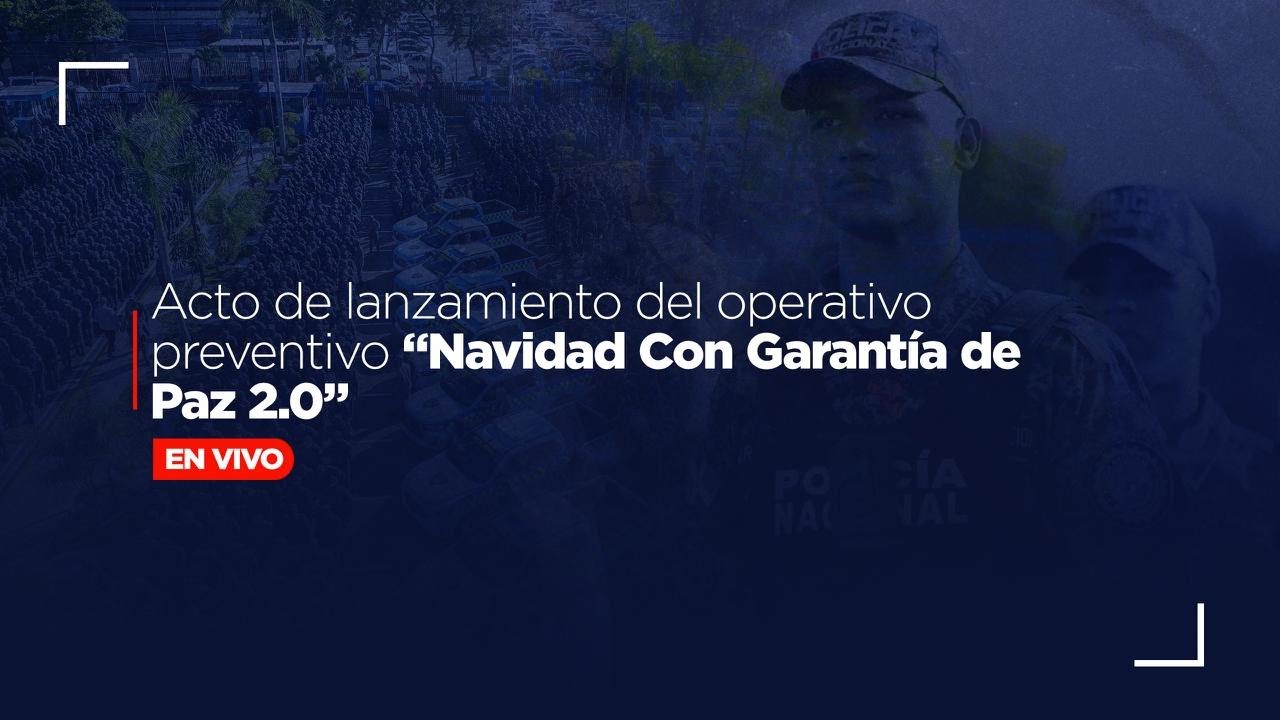 🔴 EN VIVO | Presidente Abinader encabeza lanzamiento de “Navidad Con Garantía de Paz 2.0”