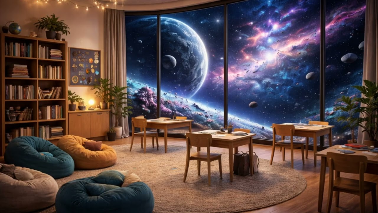 It's time for class. Float through space. 🌌 | Chill Lofi Beats to Study