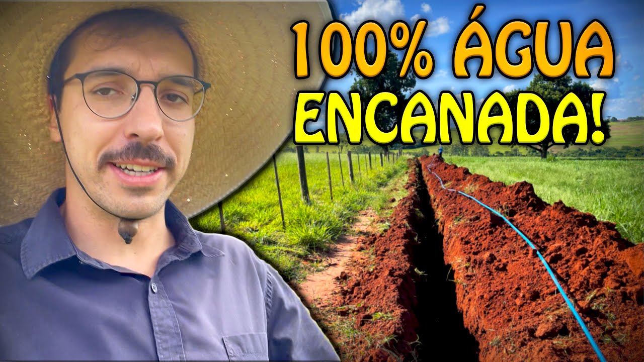 ENCANEI ÁGUA PARA O GADO PARAR DE BEBER NO RIO!