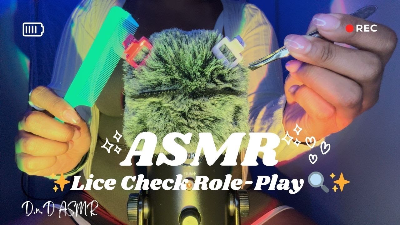 ASMR Scalp Check for Lice 🔍❤️‍🔥 (Scalp Scratching, Plucking, & Head Massage) ✨