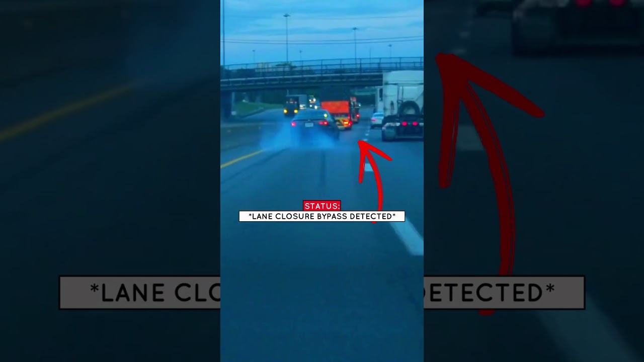 Instant Karma: Impatient Driver Blindsides Highway Maintenance Crew After Ignoring Signs!