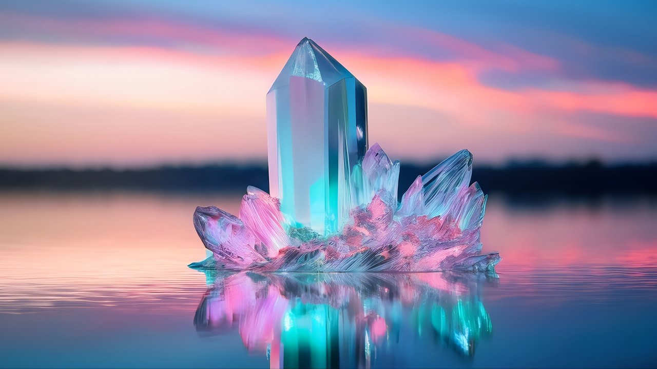 Crystalline Light Therapy (528Hz) Lemurian Sound Healing - Water Codes