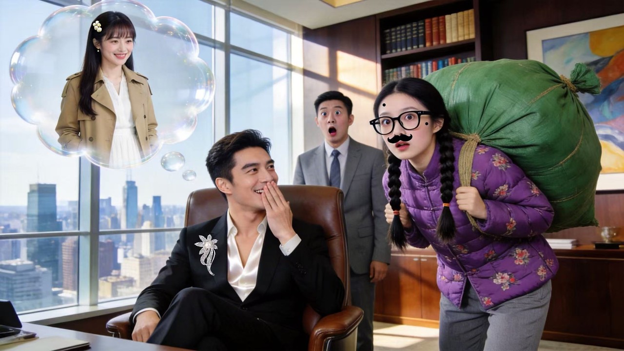 CEO Never Smiled for 20+ Years—Until He Met the Girl Who Intentionally Uglifies Herself for Work!