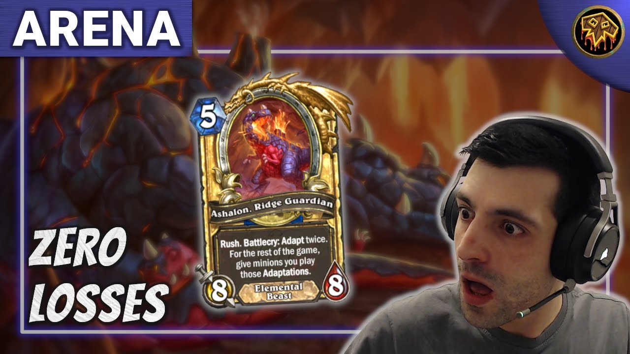 An Amazing Perfect Quest Run | 12-0 Shaman Hearthstone Arena Underground