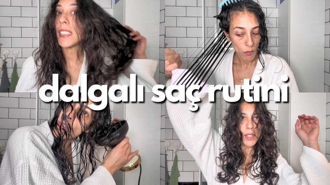 Duş sonrası dalgalı saçlarımı nasıl şekillendiriyorum? | Bellissima Italia Diffon Supreme | Bakım