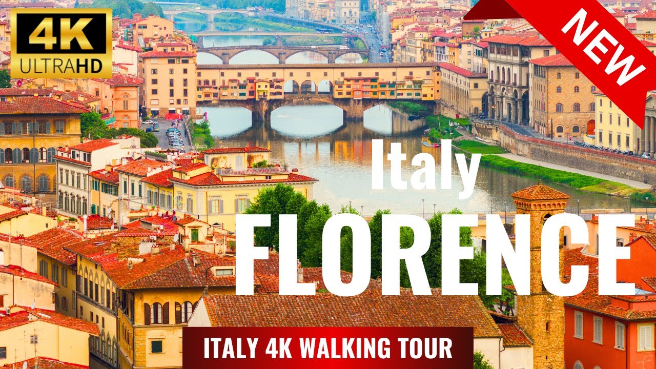 FLORENCE - ITALY Walking Tour 2024 [4K/60fps] FIRENZE