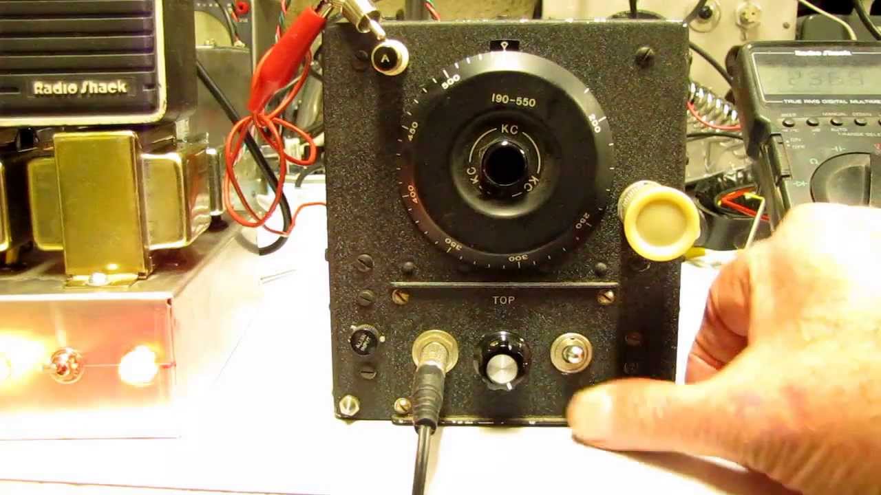 A working WW-II BC-453B Receiver Rebuilt by W7EKB