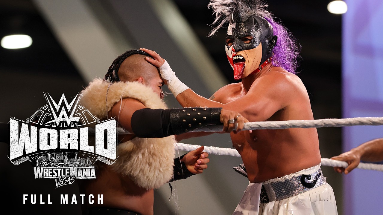 ПОЛНЫЙ МАТЧ: Психо Клоун против Эль Хиджо дель Викинго: WWE World 2026