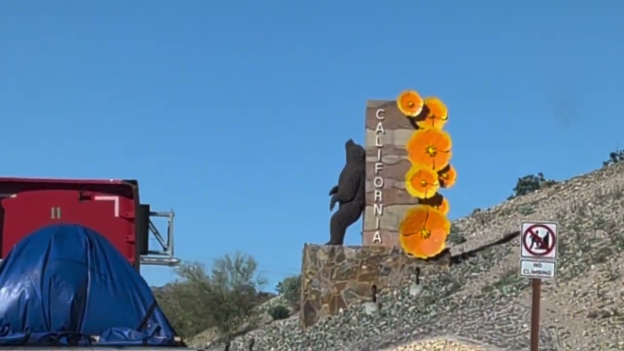 Quartzite to Needles CA.