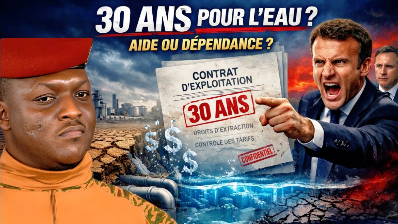 Ibrahim Traoré : 30 ans de contrôle de l’eau refusés — le contrat qui choque
