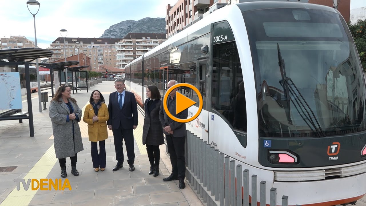El tren de Dénia ya está en marcha