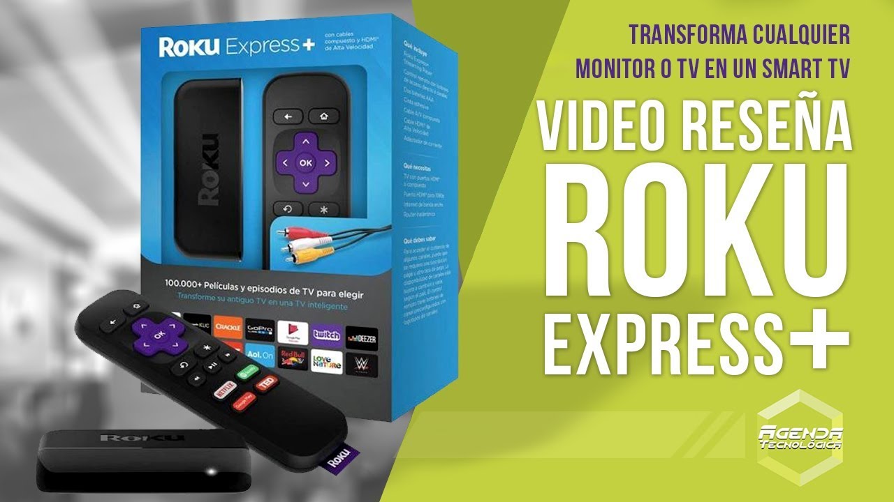 ROKU EXPRESS+ (VIDEO RESEÑA) miles de videos, series y películas en tu tv.