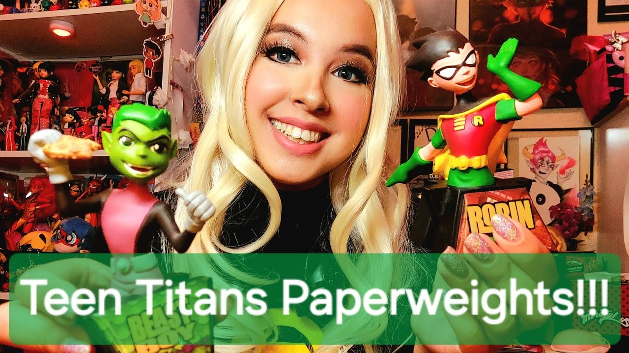 THEY ALL CAME BROKEN!!! | I got a full set of Teen Titans statues