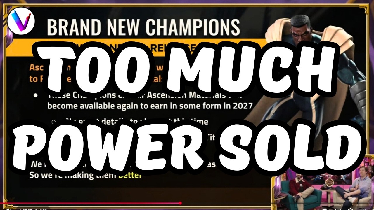 Power Gap Widens: Monetization of Ascension For New Champs Is Going Way Too Far - MCoC