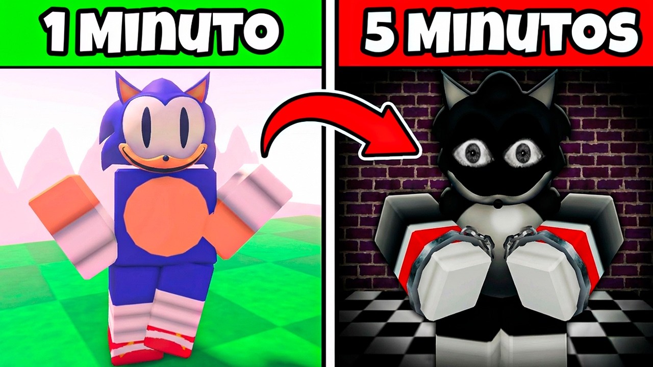 El Secreto OSCURO de los juegos de SONIC en ROBLOX... (No juegues solo)