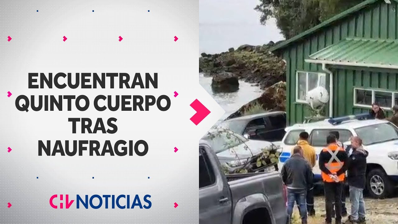 Confirman hallazgo de quinto cuerpo tras naufragio de embarcación en Cochamó - CHV Noticias