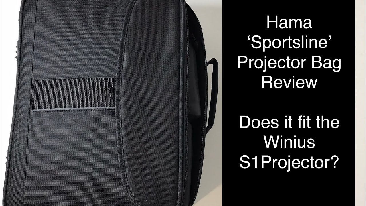 Best Projector Bag 2021? Hama Sportline Case Review. Does it fit the Wimius S1 Projector? UK