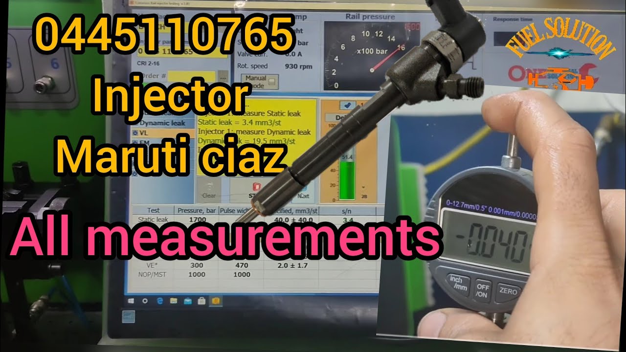0445110765 | How to Repair Bosch CRI2-16 Injector | Stage 3 tools | CRDI Injector Repair