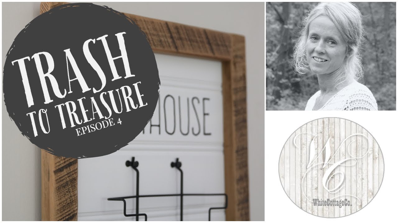 Trash to Treasure Episode 4 - Magazine Rack Repurpose