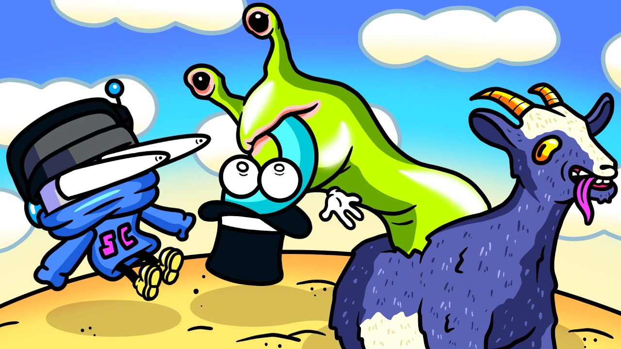 We Grow Mutant Worms that Eat Everything and Everyone in Goat Simulator 3!
