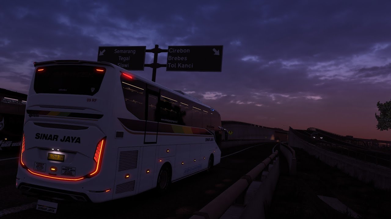 Euro Truck Simulator 2 | MENYUSURI JALUR BUMIAYU - PRUPUK VIA SONGGOM