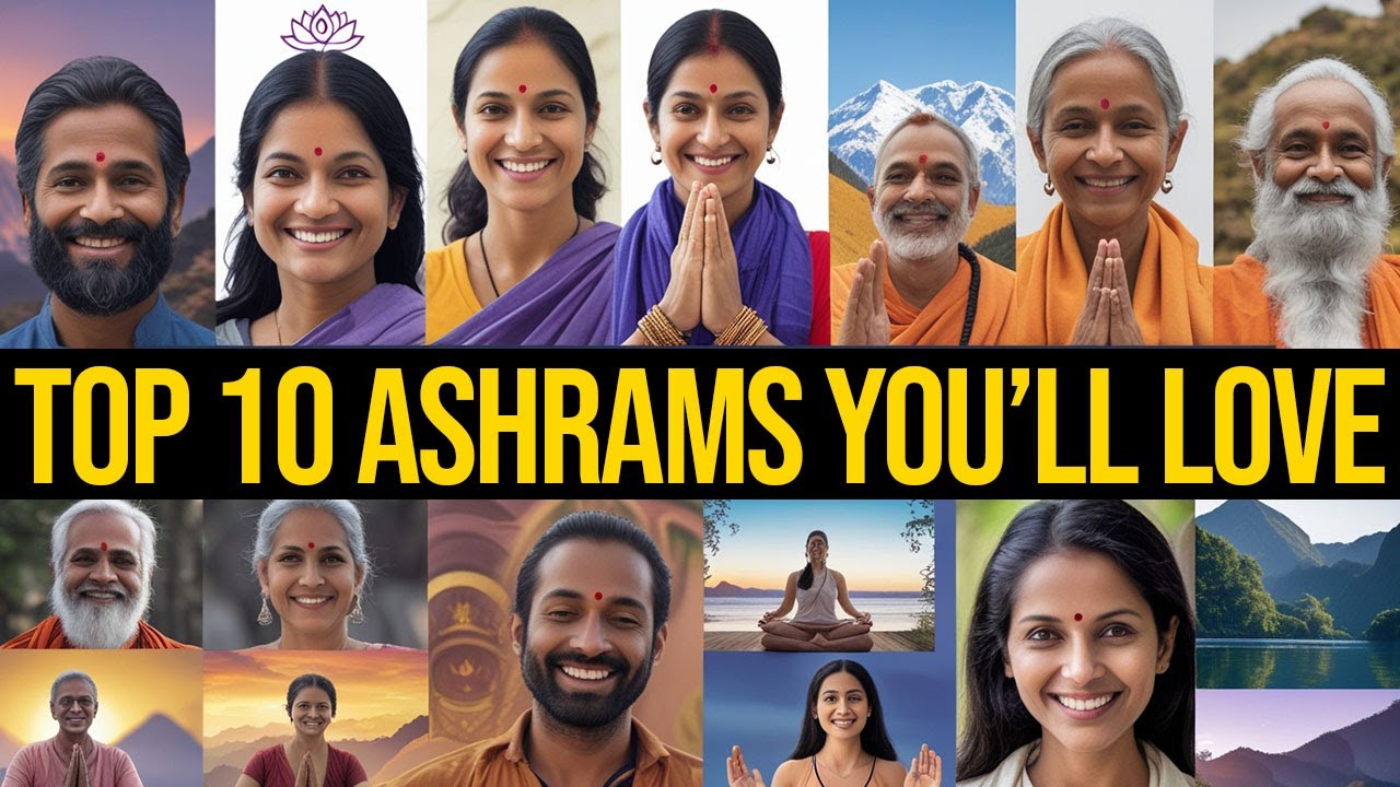 Top 10 Ashrams in India 2025 | Yoga Retreats, Meditation Courses & Affordable Stays