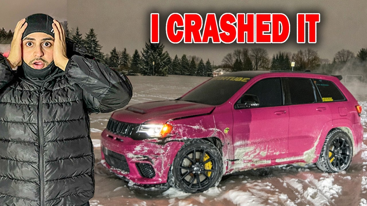 TRACKHAWK CAUGHT IN A HORRIBLE SNOW STROM!