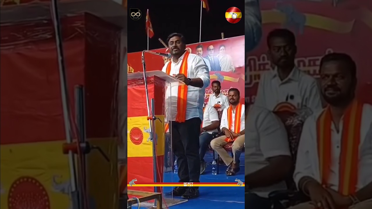 Massive Speech By Raj Mohan🔥| Thalapathy Vijay | TVK | Whistle For TVK | Sengottaiyan | Jananayagan