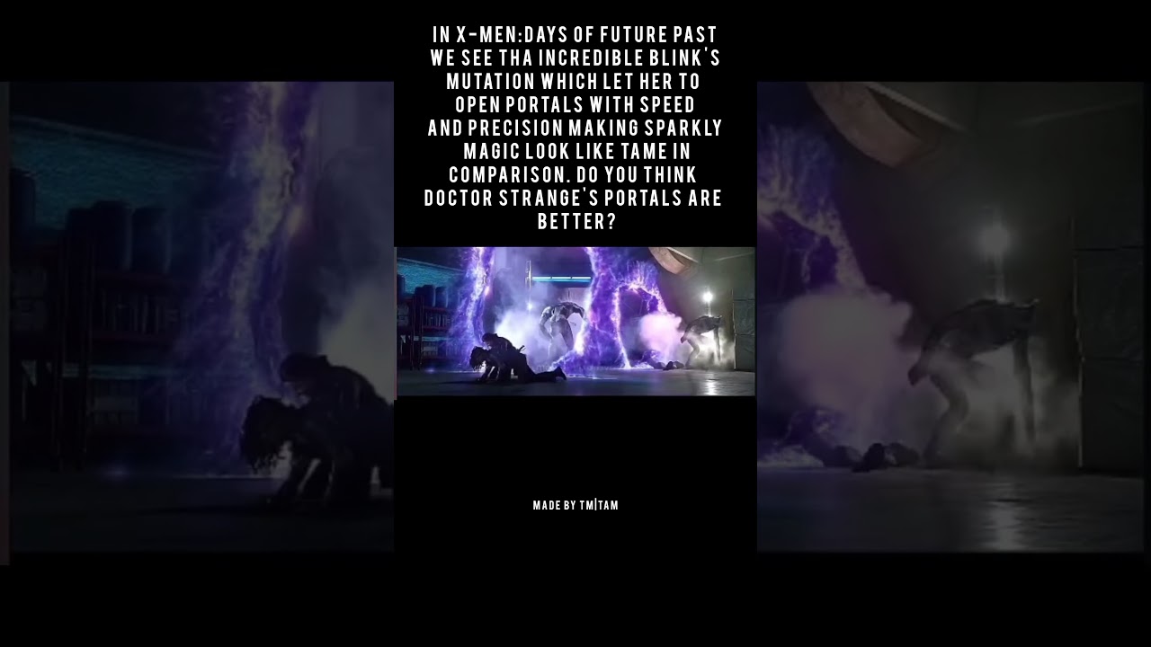 Blink's portal are better than Strange's one? #marvel #xmen #blink #strange #shorts