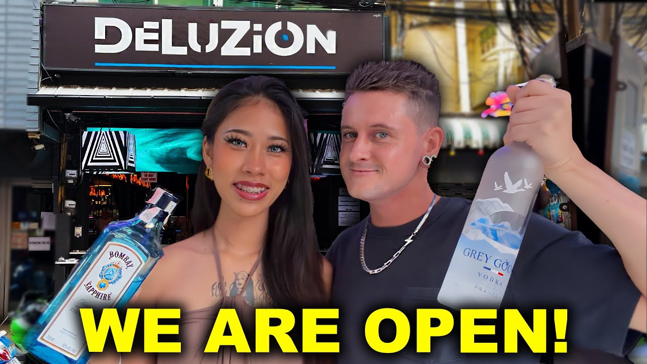 My New Bar is FINALLY Open in Thailand! (THIS IS INSANE!)